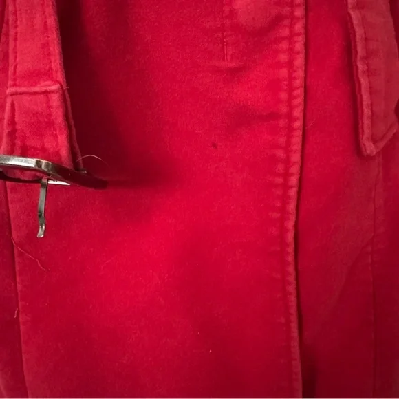 Mango Suit Adorable Women’s Red Trench Coat sz MPurchased in France